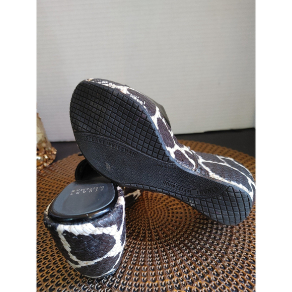 Stuart Weitzman Clipper Slip On Platform Wedge Sandals Size 5 - Picture 6 of 7